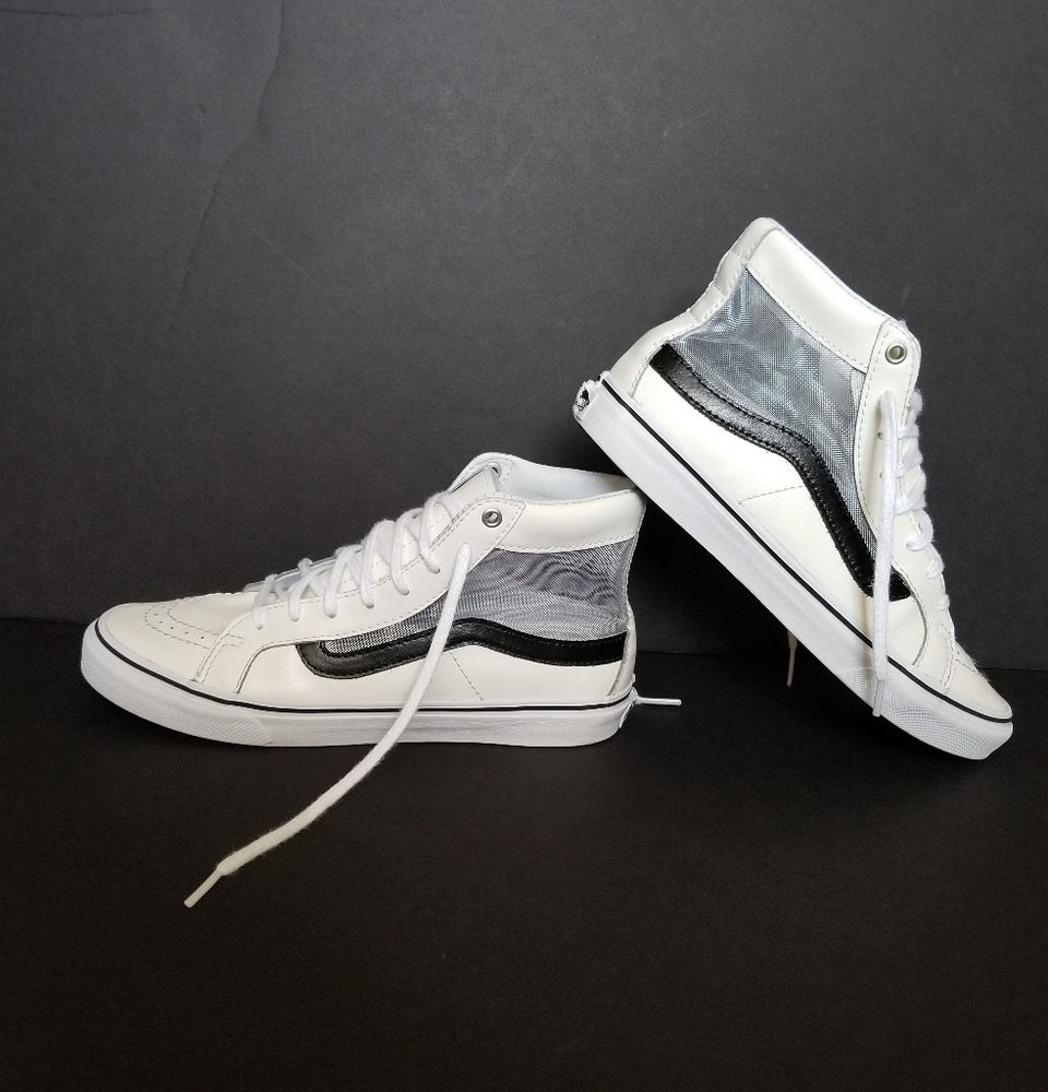 Vans SK8 Hi leather women's size 8 mens sz 6.5